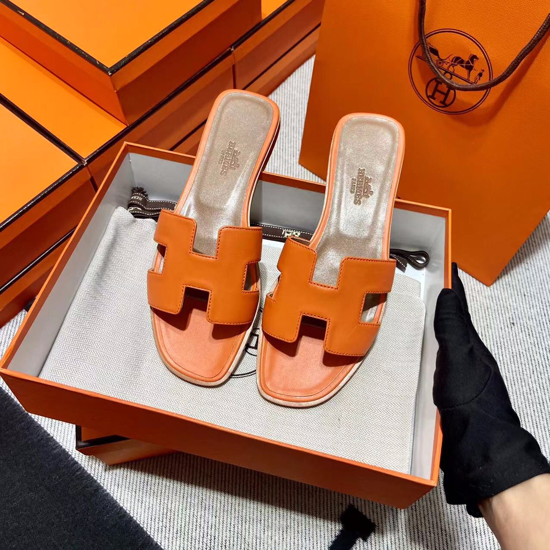 에르메스 올수공 오란 슬리퍼 샌들 스위프트 52